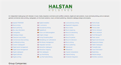 Desktop Screenshot of halstan-holdings.com